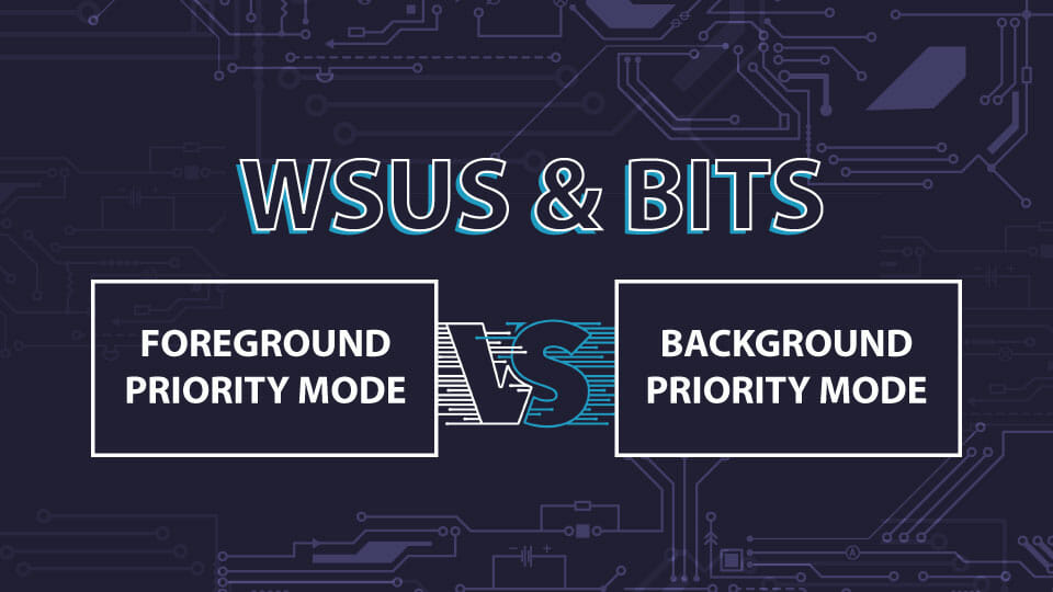 WSUS & BITS – Foreground Priority Mode vs Background Priority Mode